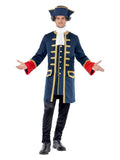 Pirate Commander Costume, Blue Dress Loud