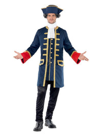 Pirate Commander Costume, Blue Dress Loud