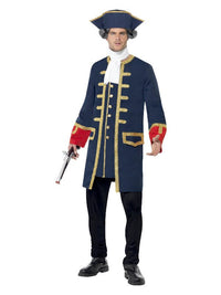 Pirate Commander Costume, Blue Dress Loud