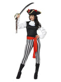 Pirate Lady Costume, with Top, Black Dress Loud