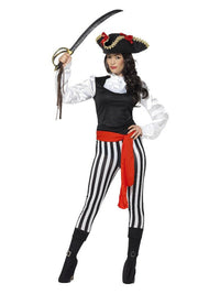 Pirate Lady Costume, with Top, Black Dress Loud
