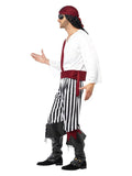 Pirate Man Costume, Black & White Dress Loud