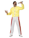 Queen Freddie Mercury Costume, Yellow Dress Loud