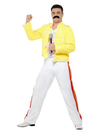 Queen Freddie Mercury Costume, Yellow Dress Loud