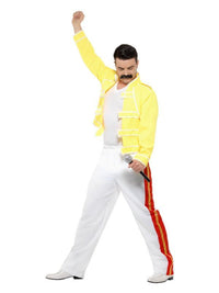 Queen Freddie Mercury Costume, Yellow Dress Loud