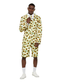 Ray Of Sunshine Sunflower Stand Out Suit, Yellow Dress Loud