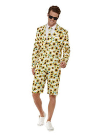 Ray Of Sunshine Sunflower Stand Out Suit, Yellow Dress Loud