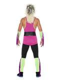 Retro Wrestler Costume, Multi-Coloured Dress Loud
