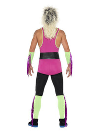 Retro Wrestler Costume, Multi-Coloured Dress Loud