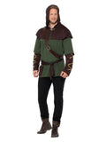 Robin Hood Costume, Green & Brown Dress Loud