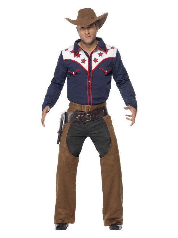 Rodeo Cowboy Costume, Blue Dress Loud