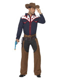 Rodeo Cowboy Costume, Blue Dress Loud