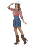 Rodeo Doll Costume, Blue Dress Loud