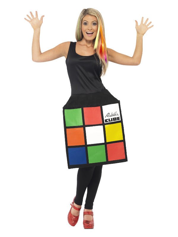 Rubik's Cube Costume, Multi-Coloured Dress Loud