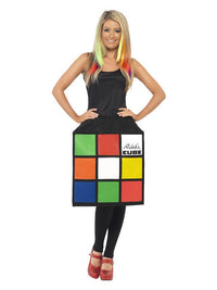 Rubik's Cube Costume, Multi-Coloured Dress Loud