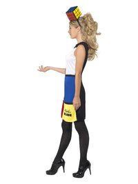 Rubik's Cube Costume, Multi-Coloured Dress Loud