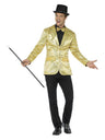 Sequin Jacket, Mens, Gold