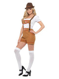 Sexy Bavarian Beer Girl Costume, Brown Dress Loud