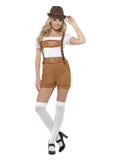 Sexy Bavarian Beer Girl Costume, Brown Dress Loud