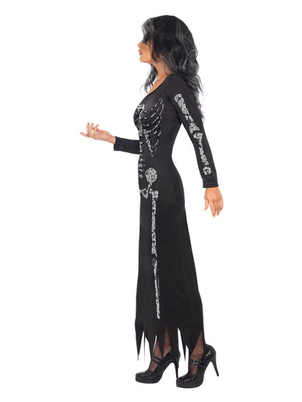 Skeleton Costume, Black Dress Loud