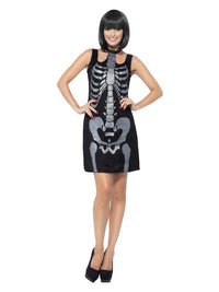 Skeleton Costume, Black Dress Loud