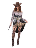 Skeleton Saloon Girl Costume Dress Loud