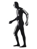 Skeleton Second Skin Costume, Black Dress Loud