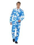 Sky High Suit, Blue Dress Loud