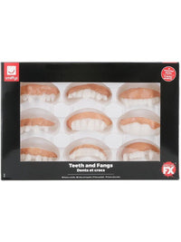 Smiffys Make-Up FX, Assorted Teeth & Fangs Dress Loud