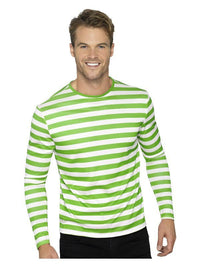 Stripy T-Shirt, Green Dress Loud