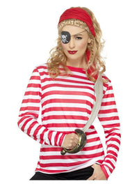 Stripy T-Shirt, Red Dress Loud