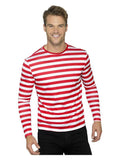 Stripy T-Shirt, Red Dress Loud