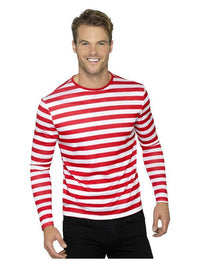 Stripy T-Shirt, Red Dress Loud