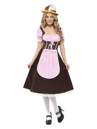 Tavern Girl Costume, Brown Dress Loud