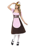 Tavern Girl Costume, Brown Dress Loud