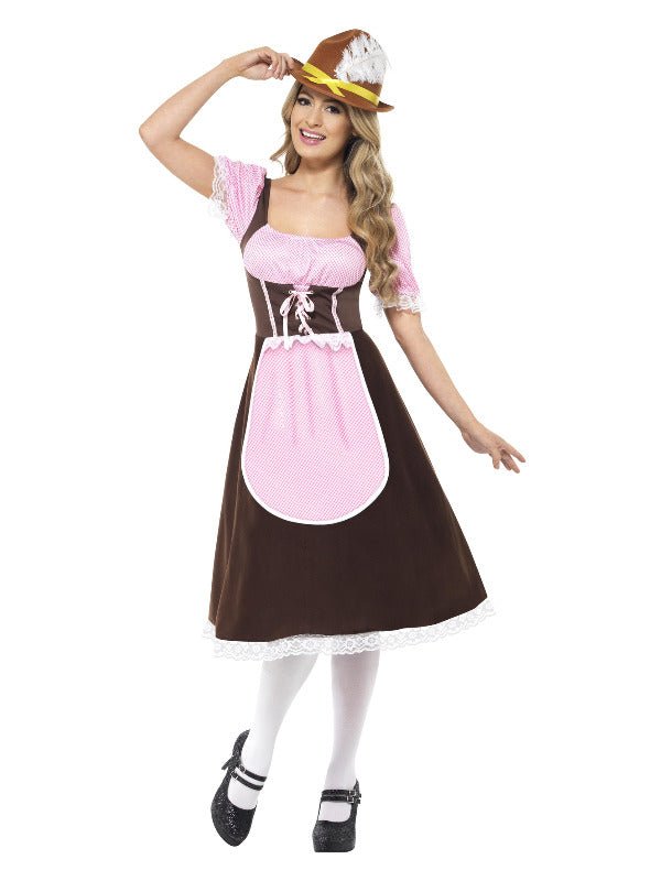 Tavern Girl Costume, Brown Dress Loud