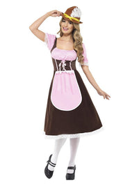 Tavern Girl Costume, Brown Dress Loud