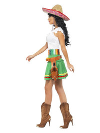 Tequila Shooter Girl Costume, Green Dress Loud