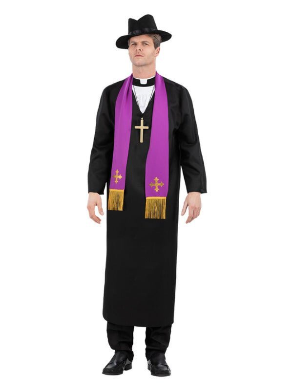 The Exorcist, Father Merrin Priest Costume, Robe Dress Loud