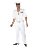 Top Gun Captain Costume, White Dress Loud