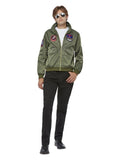 Top Gun Maverick Bomber Jacket, Green Dress Loud