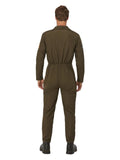 Top Gun Maverick Men's Aviator Costume, Green Dress Loud