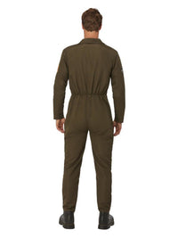 Top Gun Maverick Men's Aviator Costume, Green Dress Loud