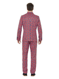 Union Jack Suit, Red Dress Loud