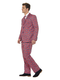 Union Jack Suit, Red Dress Loud