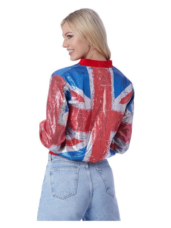 Union Sequin Bomber Jacket Dress Loud