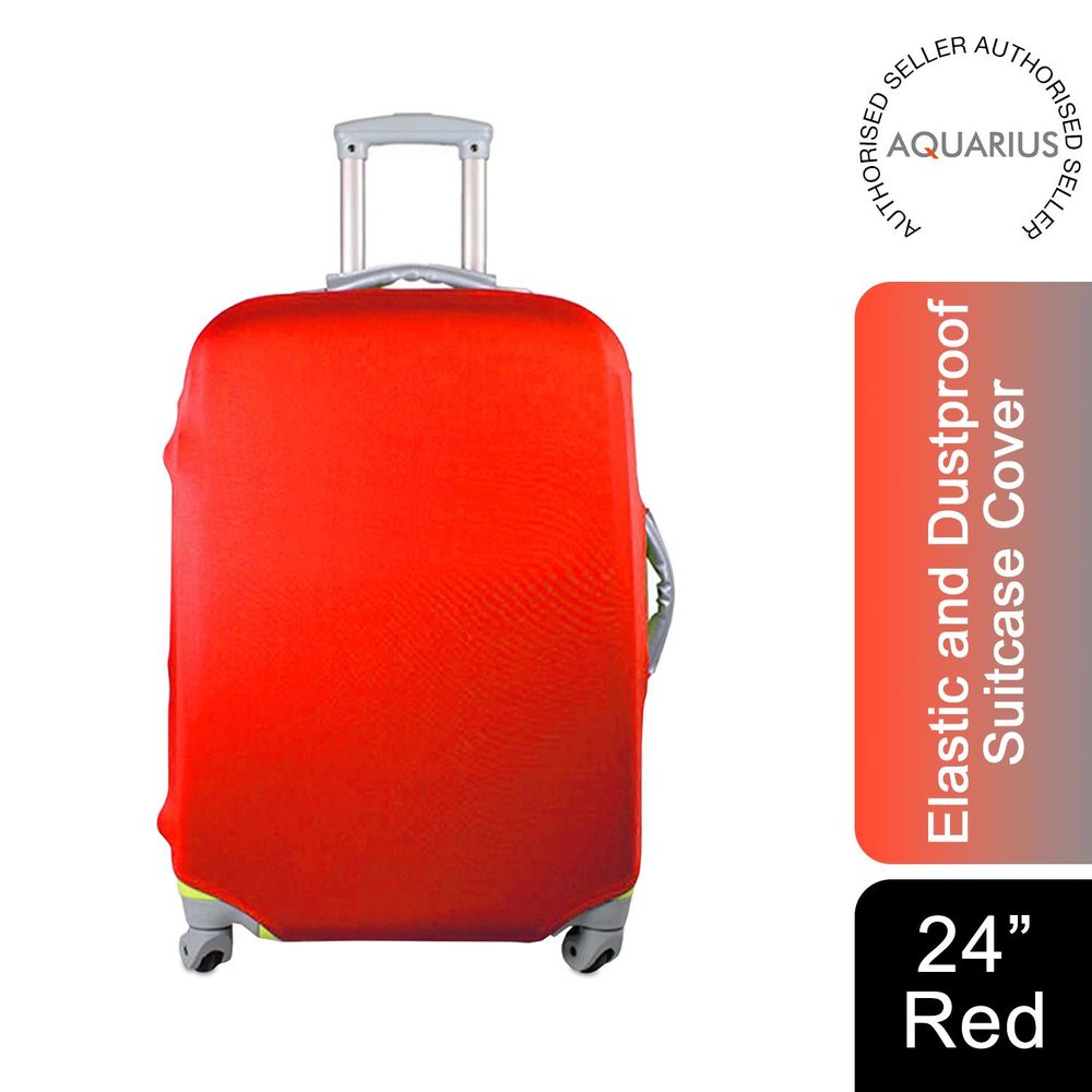 AQ High-Quality Dustproof Suitcase Cover 24" Red Dress Loud