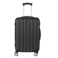 3 Pcs Suitcase Lightweight ABS Carry-on Hand Luggage 4 Spinner Wheels Trolley Case Dress Loud