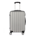 Lightweight 24in Hard Shell Travel Carry On Hand Cabin Luggage Suitcase, Approved for Ryanair Priority, British Airways Dress Loud