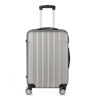 Lightweight 24in Hard Shell Travel Carry On Hand Cabin Luggage Suitcase, Approved for Ryanair Priority, British Airways Dress Loud